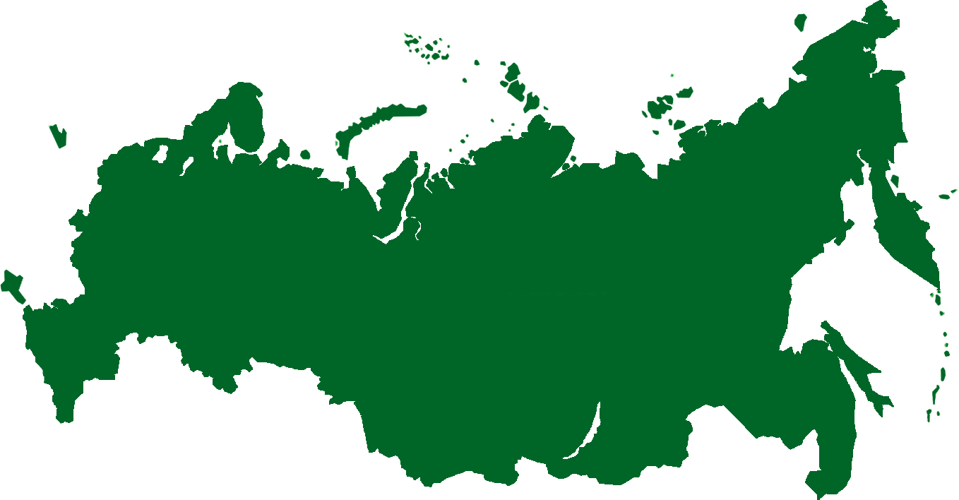 Карта доставки в регионы